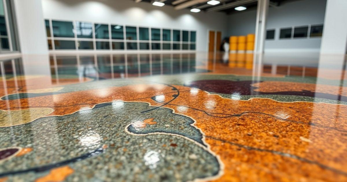 Piso multilayer epóxi é a solução ideal para durabilidade e estética em ambientes comerciais e residenciais Piso multilayer epóxi é a solução ideal para durabilidade e estética em ambientes comerciais e residenciais