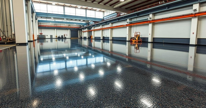 Piso epóxi multicamadas como alternativa durável e estética Piso epóxi multicamadas como alternativa durável e estética