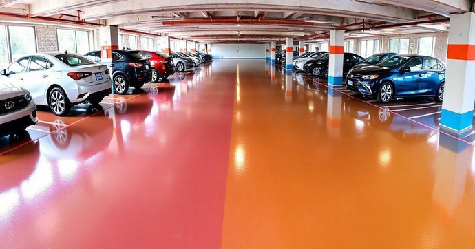 Piso Epóxi para Estacionamento: Durabilidade e Estilo Piso Epóxi para Estacionamento: Durabilidade e Estilo